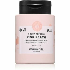 Maria Nila Colour Refresh jemná vyživující maska bez permanentních barevných pigmentů odstín Pink Peach 9.46 100 ml obraz