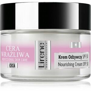 Lirene Sensitive skin hydratační krém pro citlivou pleť SPF 50 50 ml obraz