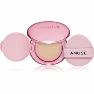 AMUSE Dew Power Vegan Cushion dlouhotrvající make-up v houbičce pro rozjasnění a vyhlazení pleti odstín 1.5 Natural 15 g obraz