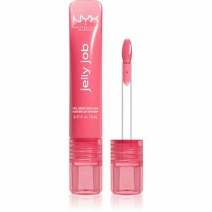 NYX Professional Makeup Jelly Job zářivý lesk na rty se zvětšujícím efektem odstín Jelly Blushin 7.5 ml obraz