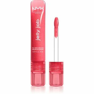 NYX Professional Makeup Jelly Job zářivý lesk na rty se zvětšujícím efektem odstín Jelly Kiss´d 7.5 ml obraz