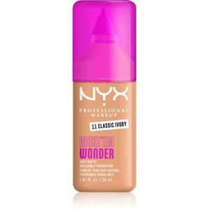 NYX Professional Makeup Make ‘Em Wonder lehký matující make-up odstín 11 Classic Ivory 30 ml obraz