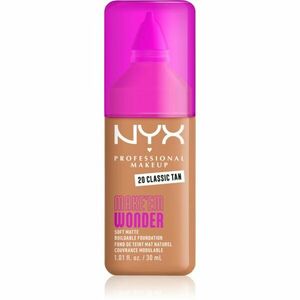 NYX Professional Makeup Make ‘Em Wonder lehký matující make-up odstín 20 Classic Tan 30 ml obraz