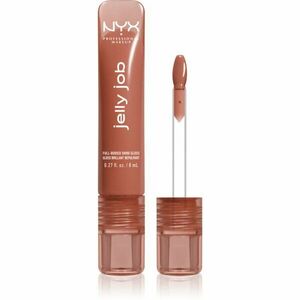 NYX Professional Makeup Jelly Job zářivý lesk na rty se zvětšujícím efektem odstín Toast N´ Jelly 7.5 ml obraz