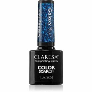 Claresa SoakOff UV/LED Color Galaxy gelový lak na nehty odstín Blue 5 g obraz