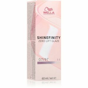 Wella Professionals Shinefinity Zero Lift Glaze demipermanentní barva na vlasy odstín 07/97 60 ml obraz