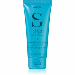 Joanna Sensual Foot Cream hydratační a vyživující krém na nohy Goat Milk & Prebiotics 100 g obraz