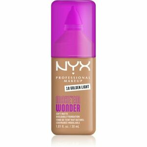 NYX Professional Makeup Make ‘Em Wonder lehký matující make-up odstín 18 Golden Light 30 ml obraz