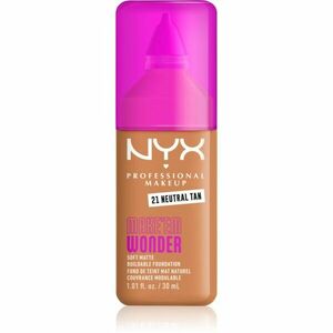 NYX Professional Makeup Make ‘Em Wonder lehký matující make-up odstín 21 Neutral Tan 30 ml obraz