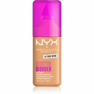 NYX Professional Makeup Make ‘Em Wonder lehký matující make-up odstín 14 True Beige 30 ml obraz