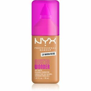 NYX Professional Makeup Make ‘Em Wonder lehký matující make-up odstín 19 Warm Beige 30 ml obraz