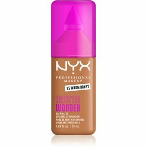 NYX Professional Makeup Make ‘Em Wonder lehký matující make-up odstín 25 Warm Honey 30 ml obraz