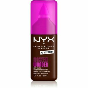 NYX Professional Makeup Make ‘Em Wonder lehký matující make-up odstín 43 Deep Ebony 30 ml obraz