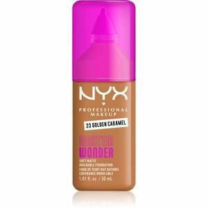 NYX Professional Makeup Make ‘Em Wonder lehký matující make-up odstín 23 Golden Caramel 30 ml obraz