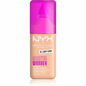 NYX Professional Makeup Make ‘Em Wonder lehký matující make-up odstín 07 Light Ivory 30 ml obraz