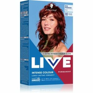 Schwarzkopf LIVE Intense Colour permanentní barva na vlasy odstín 043 Red Passion 1 ks obraz