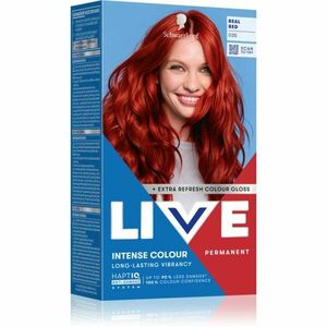 Schwarzkopf LIVE Intense Colour permanentní barva na vlasy odstín 035 Real Red 1 ks obraz
