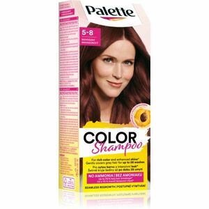 Schwarzkopf Palette Color Shampoo tónovací šampon odstín 5-8 Mahogany 50 ml obraz