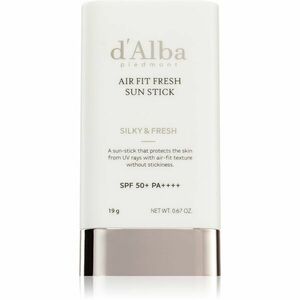 d'Alba Air Fit Fresh Sun Stick opalovací krém v tyčince se zklidňujícím účinkem SPF 50+ 19 g obraz