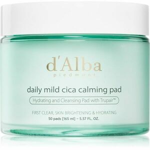 d'Alba Daily Mild Cica Calming Pad zklidňující polštářky pro intenzivní hydrataci pleti 50 ks obraz