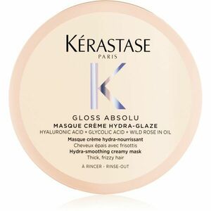Kérastase Gloss Absolu Masque Créme Hydra-Glaze maska na vlasy pro nepoddajné a krepatějící se vlasy 75 ml obraz