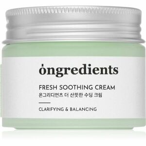 Ongredients Fresh Soothing Cream lehký hydratační gelový krém 50 ml obraz