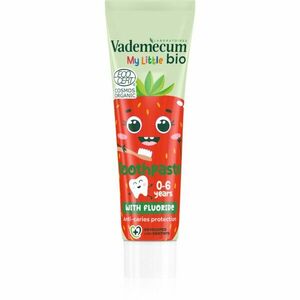 Vademecum BIO My Little Strawberry dětská zubní pasta s fluoridem jahoda 50 ml obraz
