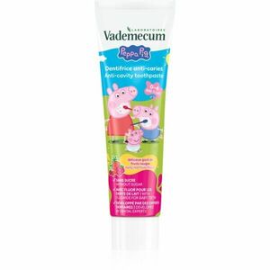 Vademecum Peppa Pig Red Fruit dětská zubní pasta 6 měsíců - 6 let 50 ml obraz