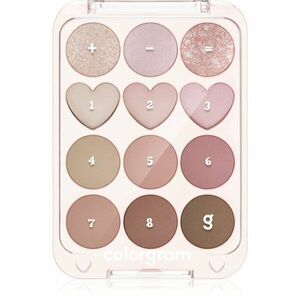 Colorgram Pin Point Eyeshadow Palette paletka očních stínů pro dokonalý vzhled odstín 02 Pink+Mauve 9.9 g obraz