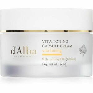 d'Alba Vita Toning Capsule Cream hloubkově hydratační krém pro rozjasnění pleti 55 g obraz