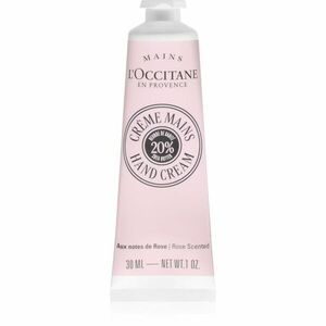 L’Occitane Shea Butter Rose Hand Cream pečující krém na ruce s vůní růží 30 ml obraz