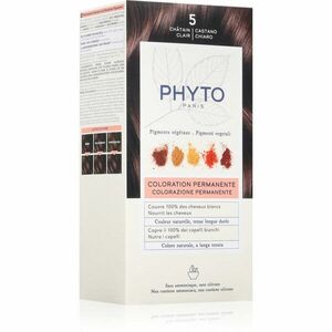 Phyto Color barva na vlasy bez amoniaku odstín 5 Light Brown 1 ks obraz