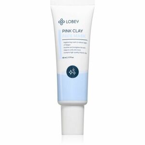 Lobey Pink Clay rozjasňující maska pro sjednocení barevného tónu pleti 50 ml obraz