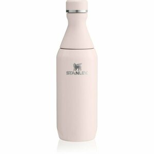 Stanley All Day Slim Bottle nerezová láhev na vodu malá Rose Quartz Gloss 350 ml obraz