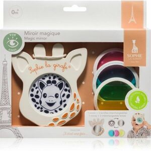 Sophie La Girafe Vulli Magic Mirror zrcátko pro děti od narození Blue, Pink, Yellow 3 ks obraz