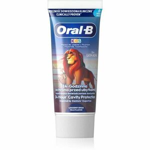 Oral-B Kids Lion King dětská zubní pasta s ovocnou příchutí 6 m+ 60 ml obraz