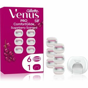 Gillette Venus PRO ComfortGlide Sugarberry náhradní břity + ochranný kryt 6 ks obraz