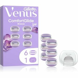 Gillette Venus ComfortGlide Breeze náhradní břity + ochranný kryt 6 ks obraz