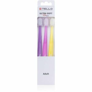 TELLO 6240 Ultra Soft 3pack zubní kartáček 3 ks obraz