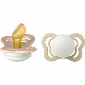 BIBS Couture Glow Natural Rubber Size 1: 0+ months dudlík Blush / Vanilla 2 ks obraz