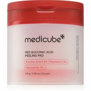 Medicube Red Succinic Acid Peeling Pad exfoliační polštářky pro problematickou pleť 70 ks obraz