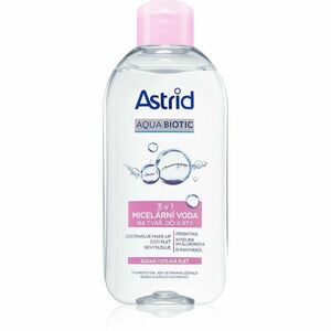 Astrid Aqua Biotic micelární voda 3v1 pro suchou a citlivou pokožku 400 ml obraz