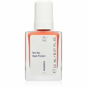 Korres No No Nail Polish pečující lak na nehty odstín 43 Summer Peach 11 ml obraz