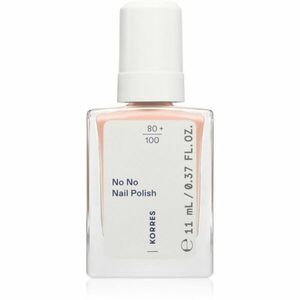 Korres No No Nail Polish pečující lak na nehty odstín 20 Peach Blush 11 ml obraz