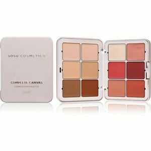 SOSU Cosmetics Complete Canvas Complexion Palette multifunkční paleta na obličej odstín Light 26.4 g obraz