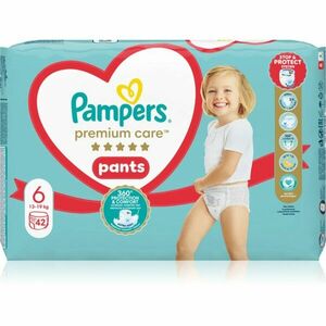 Pampers Premium Care Pants Size 6 jednorázové plenkové kalhotky 13-19 kg 42 ks obraz
