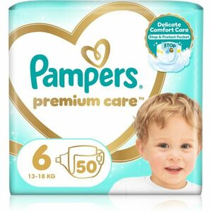 Pampers Premium Care Size 6 jednorázové pleny 13-18 kg 50 ks obraz