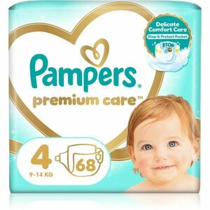 Pampers Premium Care Size 4 jednorázové pleny 9-14 kg 68 kg obraz