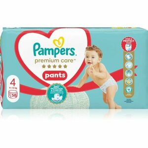 Pampers Premium Care Pants Size 4 jednorázové plenkové kalhotky 9-15 kg 58 ks obraz