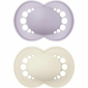 MAM Original 16m+ dudlík Purple/ Beige 2 ks obraz